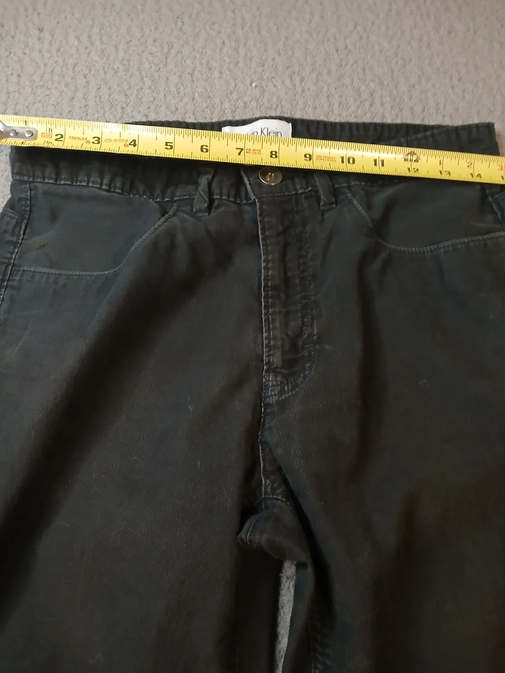 Calvin Klein Mens Jeans Chino 31×32 Black Straight